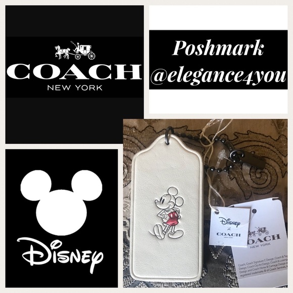 Coach Handbags - ✨COACH✨LAST 1✨LIMITED EDITION Mickey Mouse HangTag